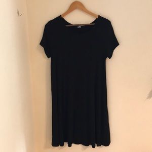 Old Navy Black Swing Dress - M